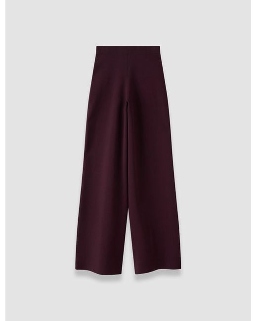 Joseph Purple Benita Compact Milano Trousers