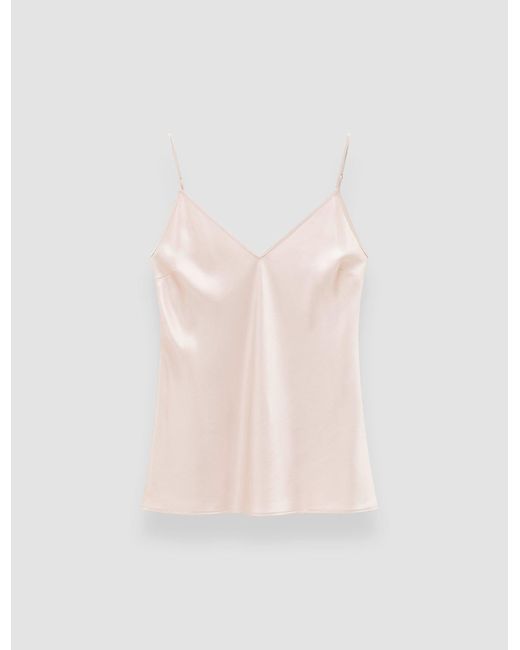 Joseph Pink Clea Silk Satin Camisole