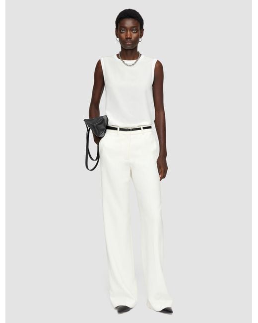 Joseph White Bley Crepe De Soie Silk Blouse