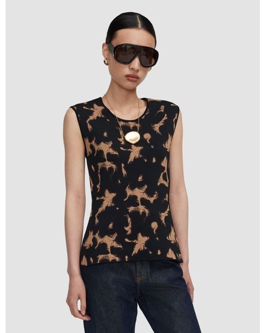 Joseph Blue Acis Tortoiseshell Knit Tank Top