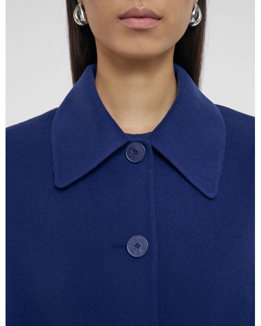 Joseph Blue Gerrard Light Double Face Wool Jacket
