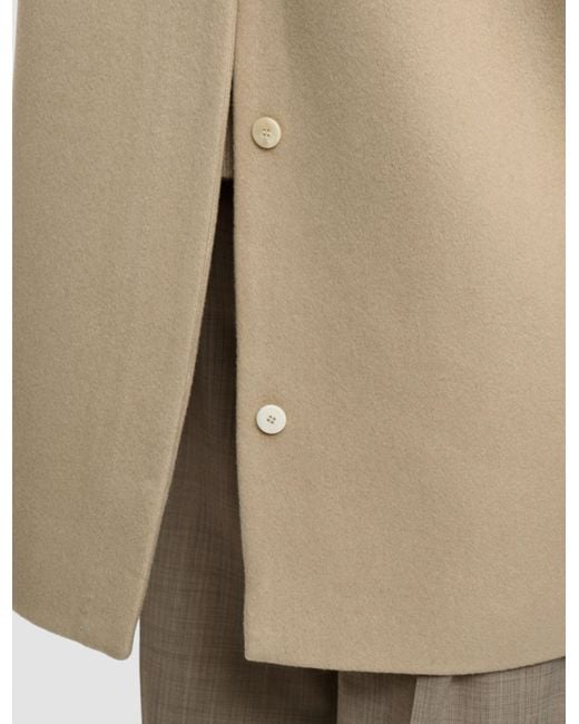Joseph Natural Loti Soft Wool Cashmere Coat
