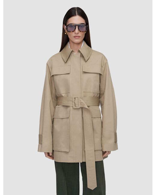 Joseph Natural Shama Cotton Utility Jacket