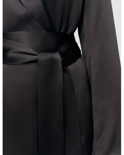 Joseph Black Archer Silk Satin Jacket