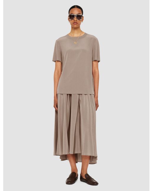 Joseph Natural Rubin Crepe De Soie Silk Blouse
