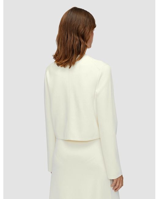 Joseph Natural Viscose Knit Stretch Cardigan Jacket
