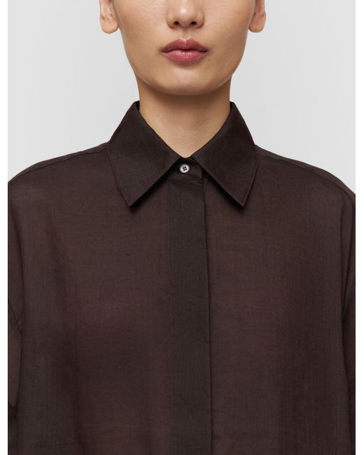 Joseph Brown Justi Ramie Voile Shirt