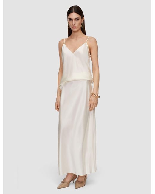 Joseph Blue Clea Silk Satin Camisole