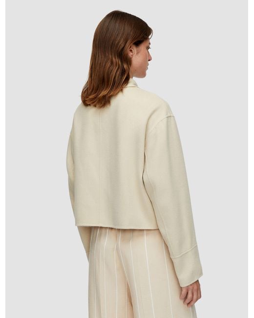 Joseph Natural Gerrard Light Double Face Wool Jacket