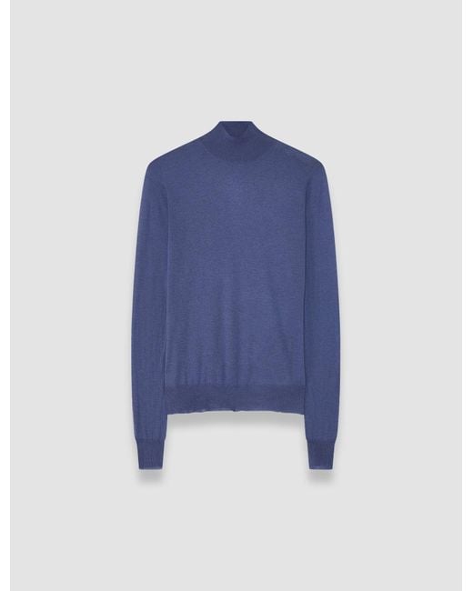 JOSEPH Women's Blue Cashair High Neck Sweater