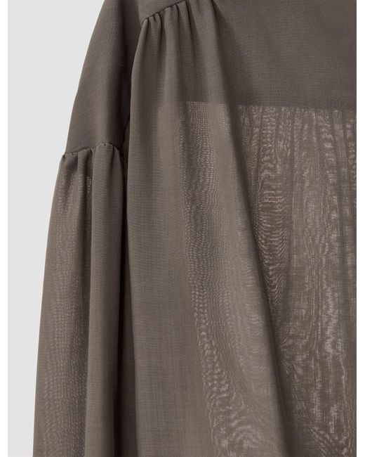 Joseph Brown Emma Sheer Fine Wool Dress