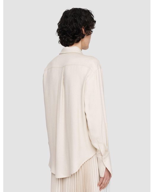 Joseph Natural Viscose Twill Felicien Blouse