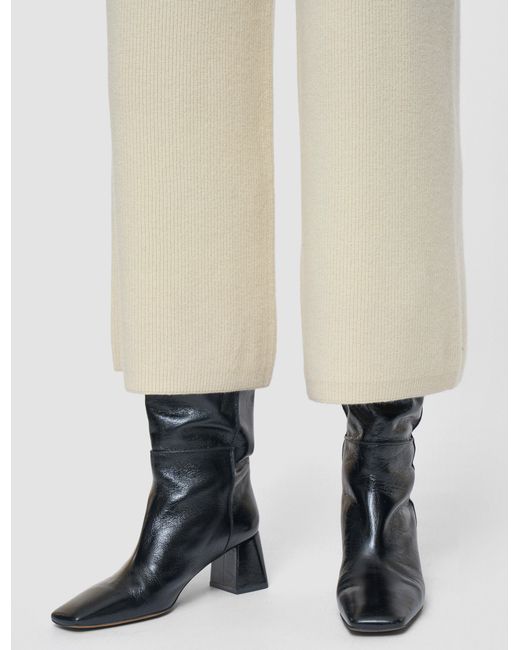 Joseph White Soft Merino Wool Culottes