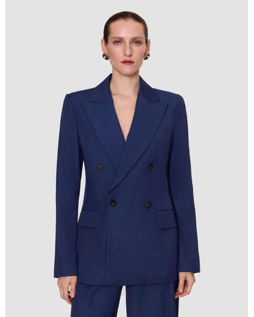 Joseph Blue Fari Cady Twill Jacket