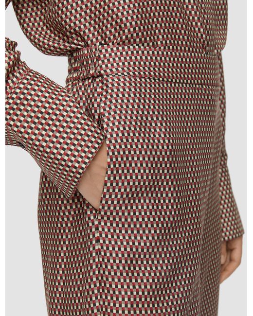 Joseph Brown Sahel Printed Silk Blend Trousers