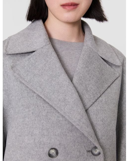Joseph Gray Flavia Double Face Cashmere Coat