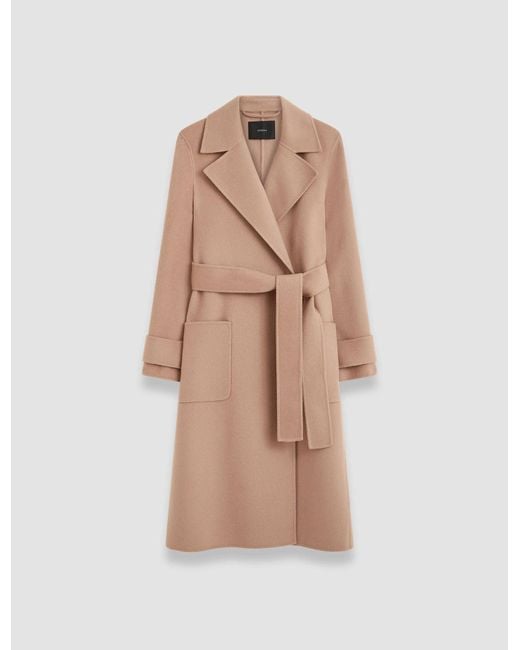 Joseph Natural Arline Double Face Cashmere Coat