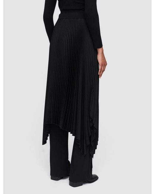 Jupe Ade en maille plissée Joseph en coloris Black