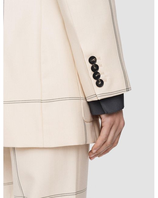 Joseph Natural Wool Tartan Leandre Jacket