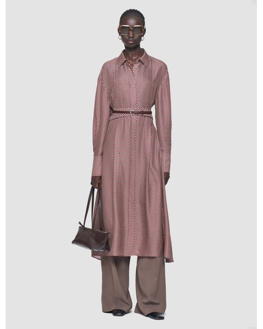 Joseph Pink Orlan Printed Silk Blend Dress