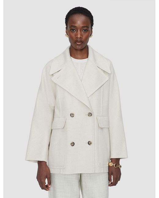 Joseph Natural Menas Light Double Face Wool Jacket