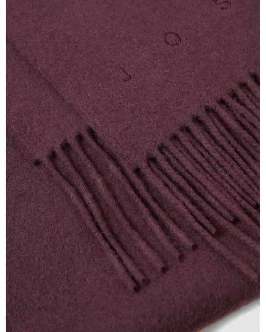 Joseph Purple Cecile Wool Scarf