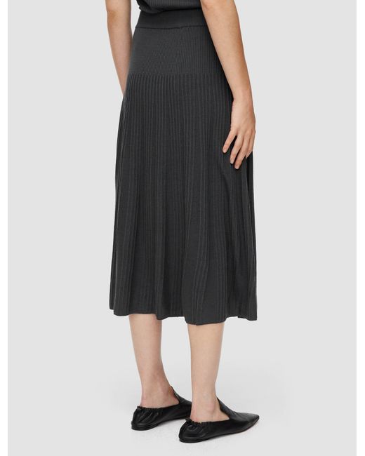 Joseph Gray Merino Rib Skirt