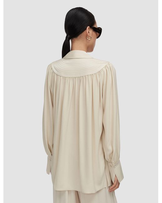Joseph Natural Bou Crepe Blouse