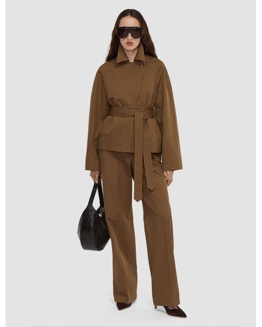 Joseph Natural Leda Cotton Twill Jacket