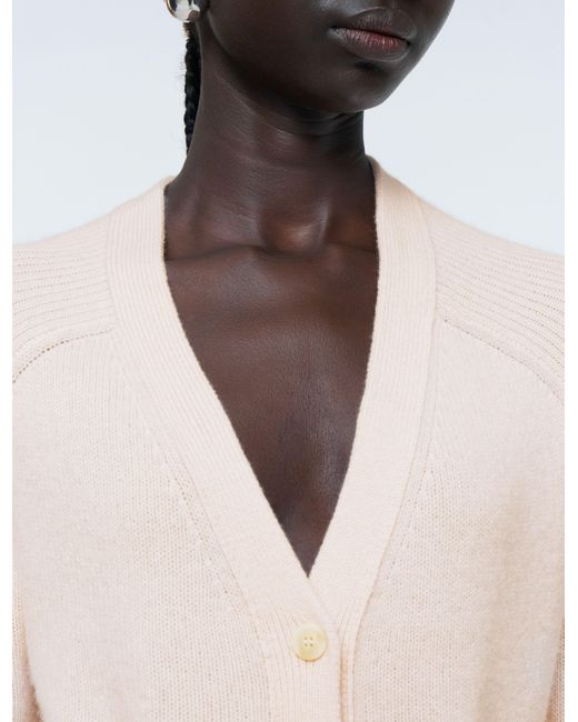 Joseph Pink Open Cashmere Cardigan