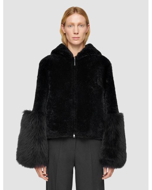Joseph Black Sarah Shearling Jacket