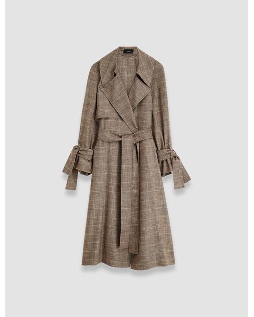 Manteau Alsace en laine et bambou Joseph en coloris Multicolor