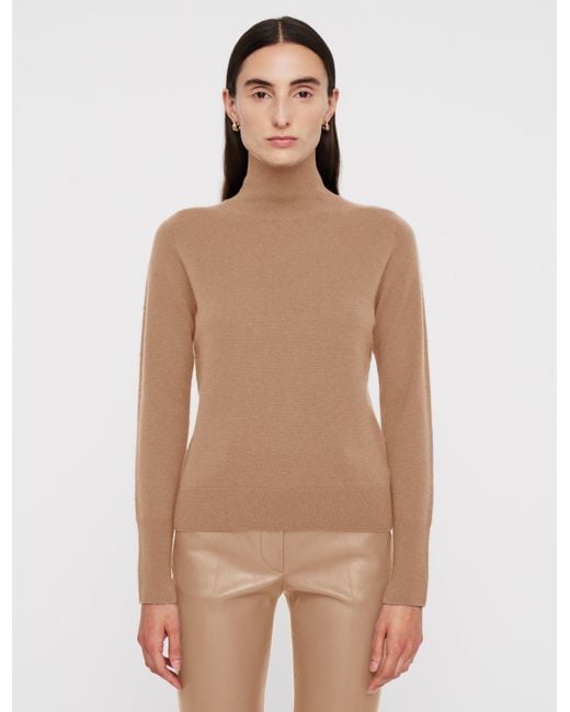 Joseph Natural Light Pure Cashmere High Neck Jumper