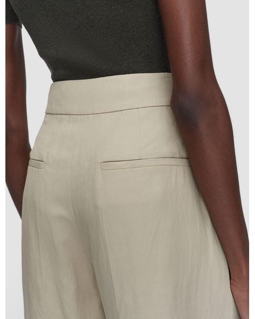 Joseph Natural Aix Light Linen Blend Trousers