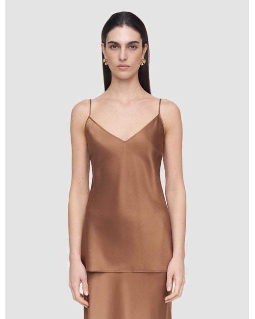 Joseph White Clea Silk Satin Camisole