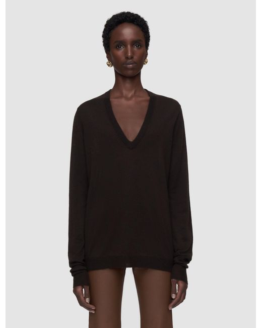 Joseph Brown Cashair V Neck Jumper