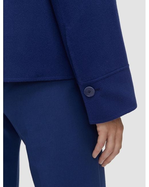 Joseph Blue Rollet Light Double Face Wool Jacket