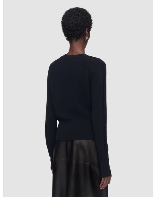 Joseph Black Lucille Light Pure Cashmere V Neck Jumper
