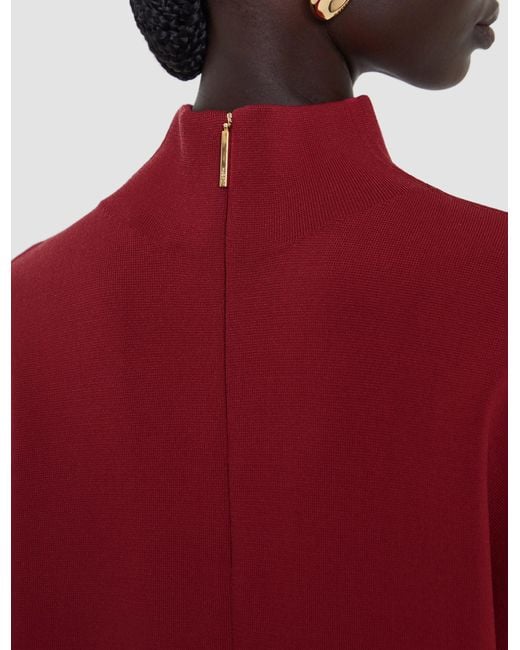 Joseph Red Larrey Compact Milano Knit Top