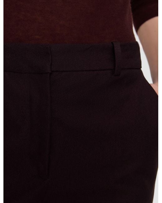 Joseph Purple Tafira Gabardine Stretch Trousers