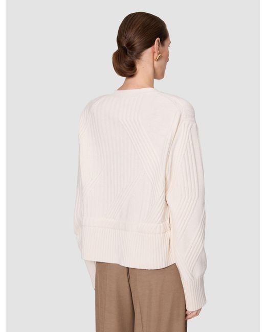 Joseph White Aristea Soft Wool Rib Cardigan