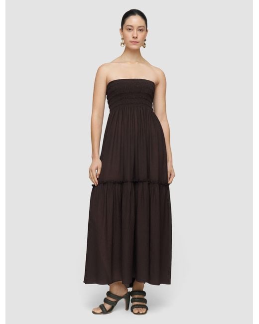 Joseph Black Folia Textured Silk Skirt