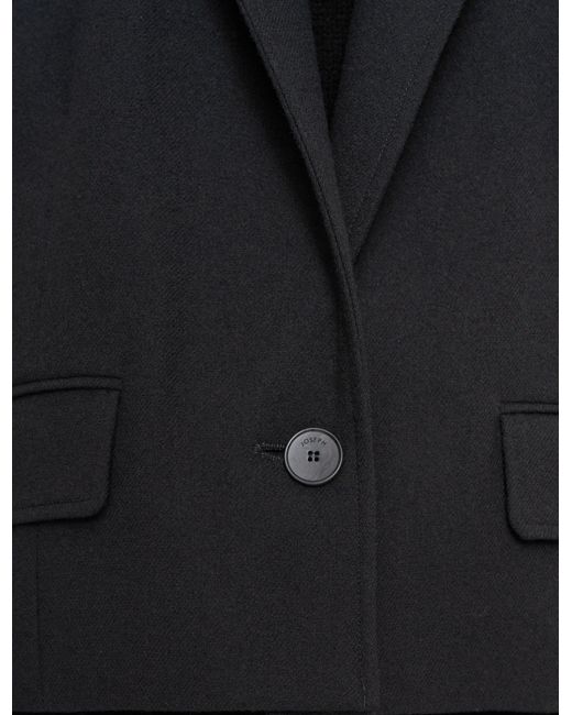 Joseph Black Elia Flannel Wool Jacket