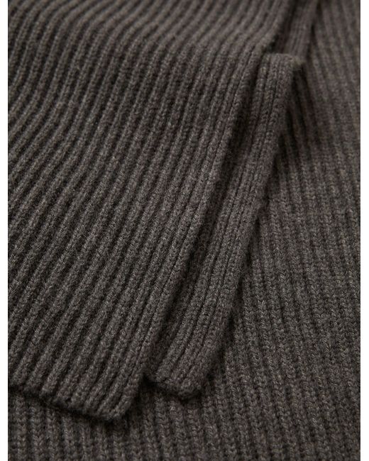Joseph Blue Light Cardigan Stitch Scarf