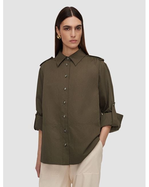 Joseph Natural Mars Cotton Linen Shirt