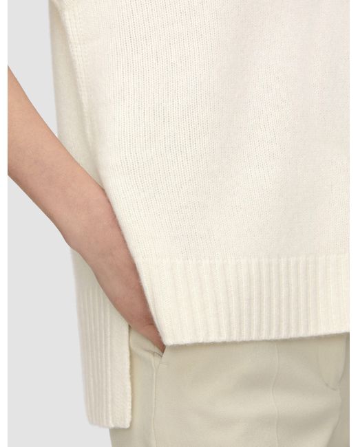Joseph White Open Cashmere Vest