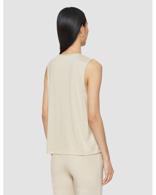 Joseph Natural Cotton Silk Jersey Tank Top