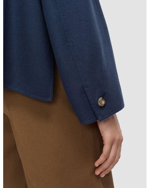 Joseph Blue Kalaa Light Double Face Wool Jacket