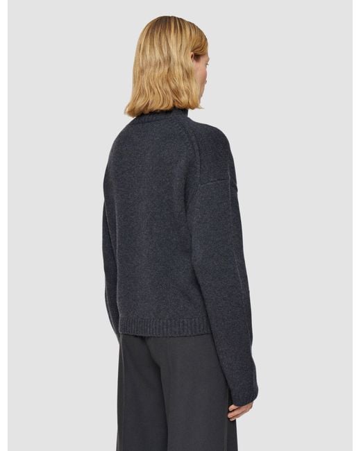Joseph Blue Luxe Cashmere High Neck Jumper