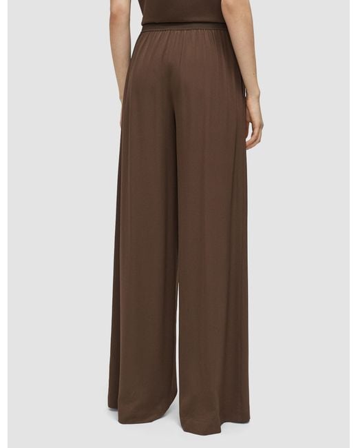Joseph Brown Rihani Crepe De Soie Silk Trousers